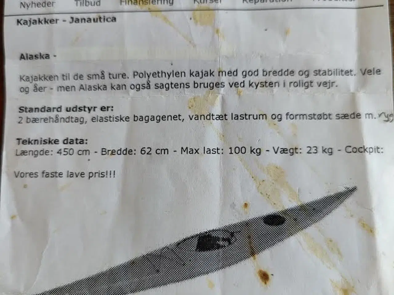 Billede 4 - 2 x Kajak i Polyethylen. SÆLGES SAMLET