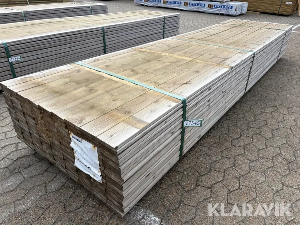 Billede 1 - Trykempraneret terrassebrædder - 180 styks - 756 meter