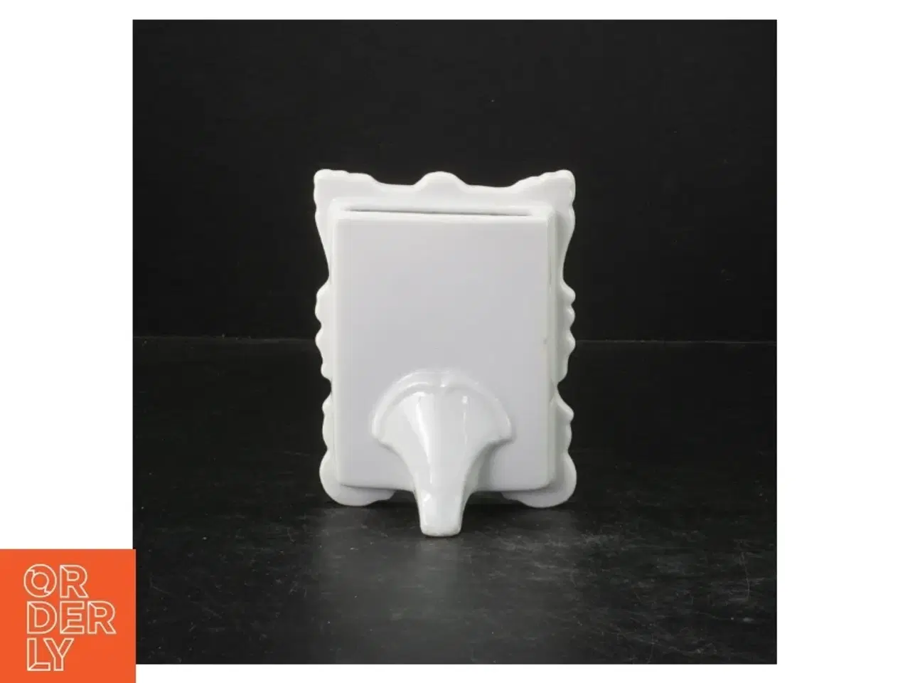 Billede 3 - Hvid porcelæns billedramme (str. 13x10 cm)