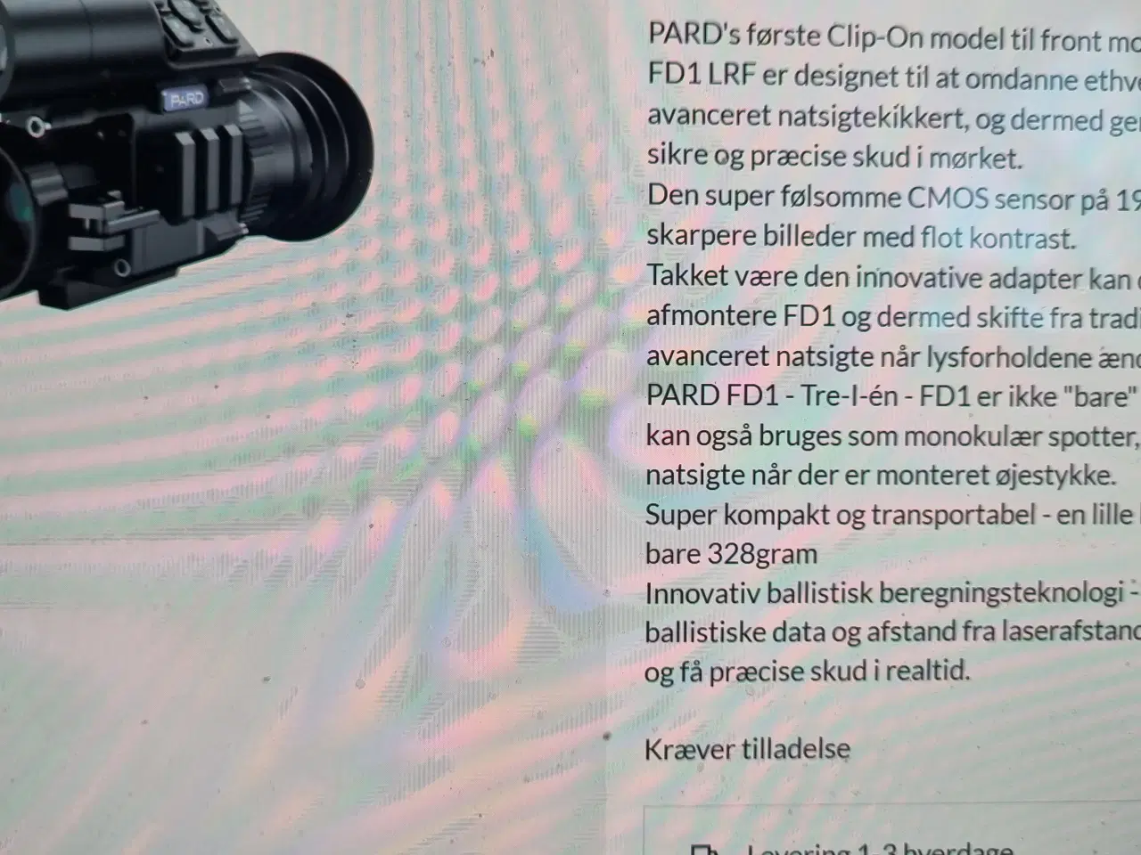 Billede 2 - Pard FD1LRF digital natkikkert