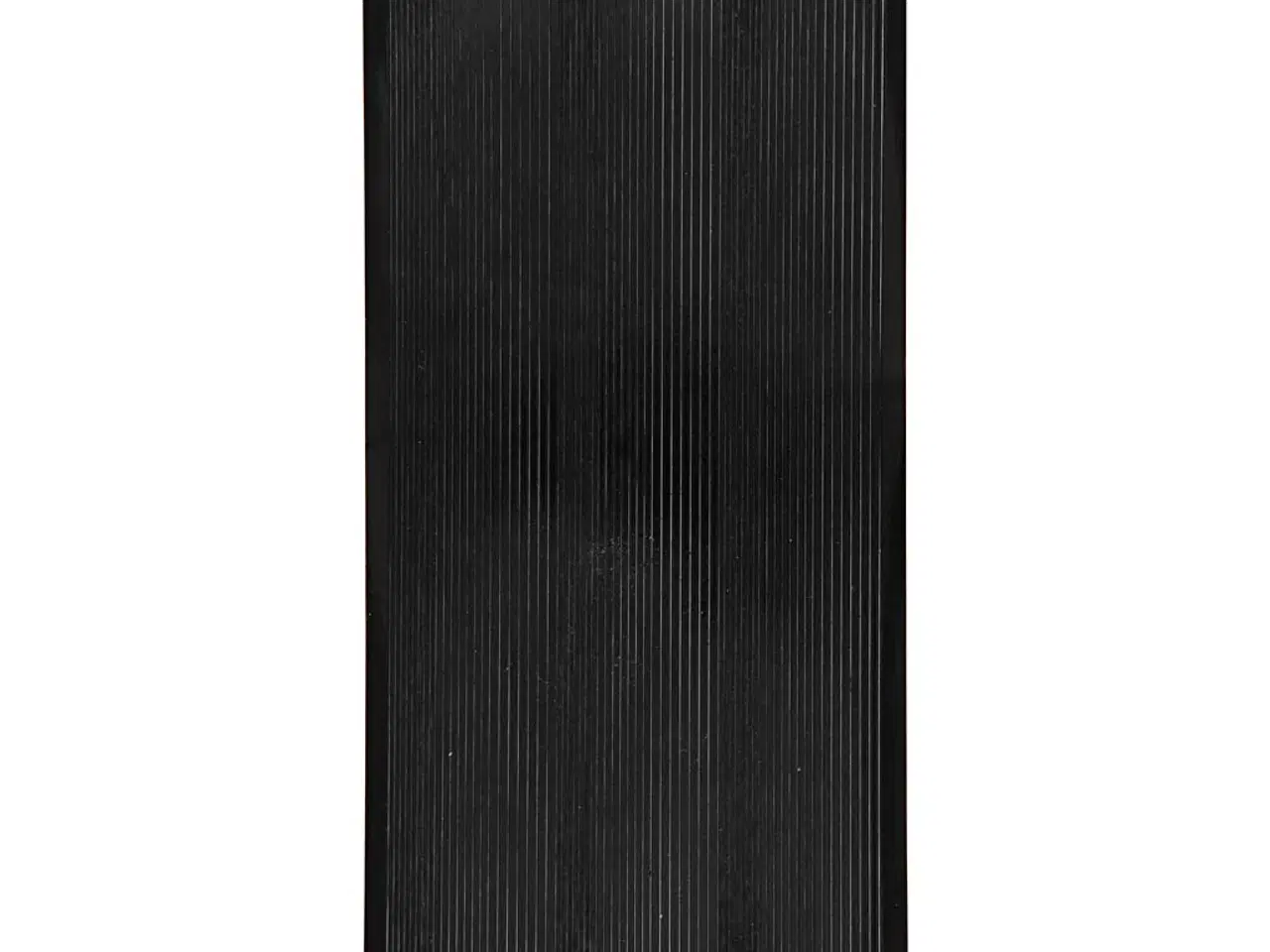 Billede 1 - Selvklæbende sorte stickers 10x23 cm - 1 ark