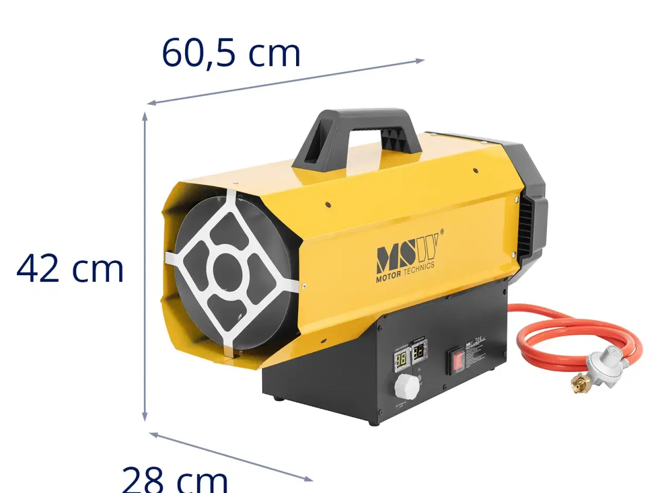 Billede 7 - Gasvarmekanon – 60 kW – 510 m²