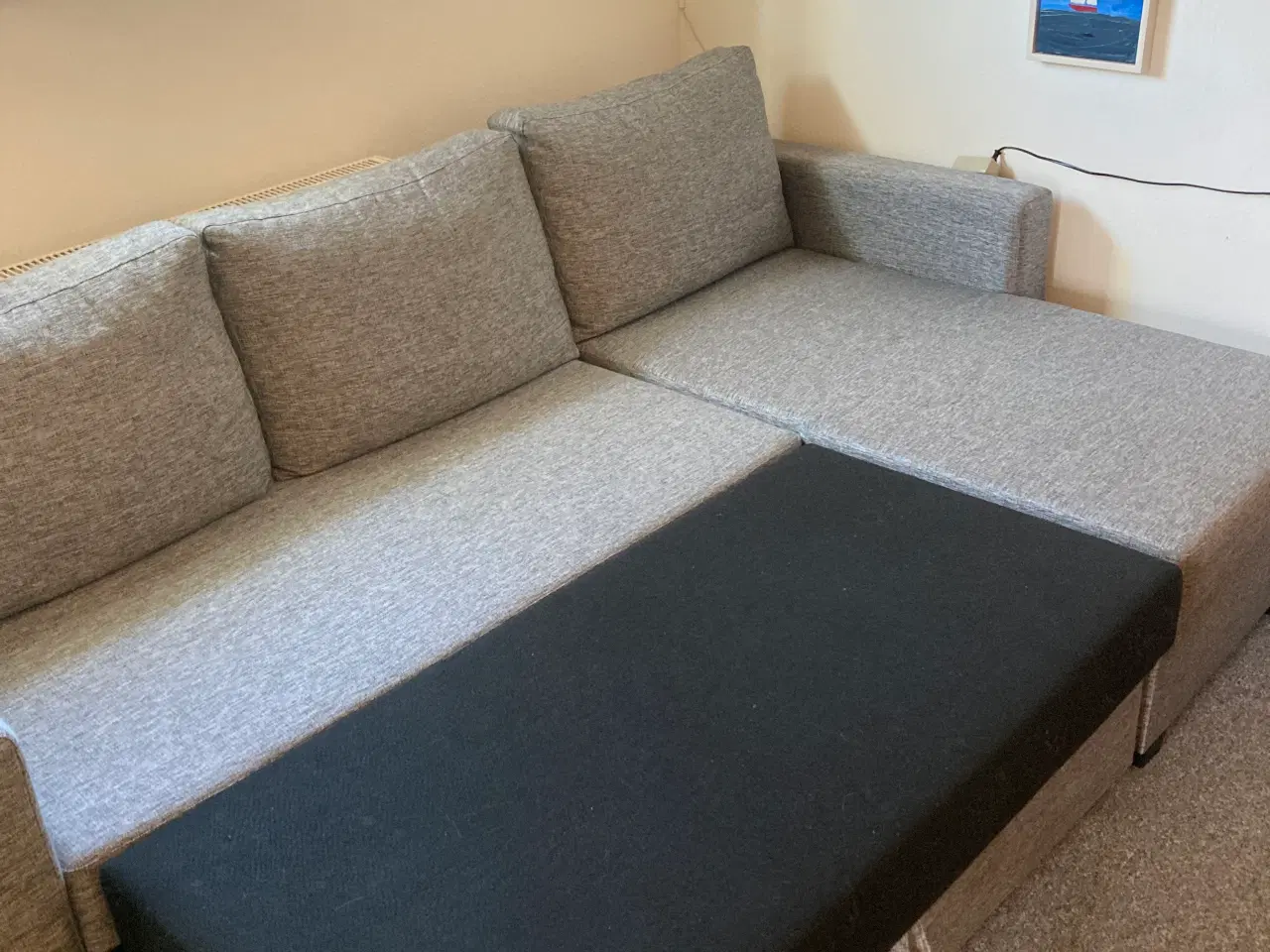 Billede 3 - Sovesofa med Chaiselong 