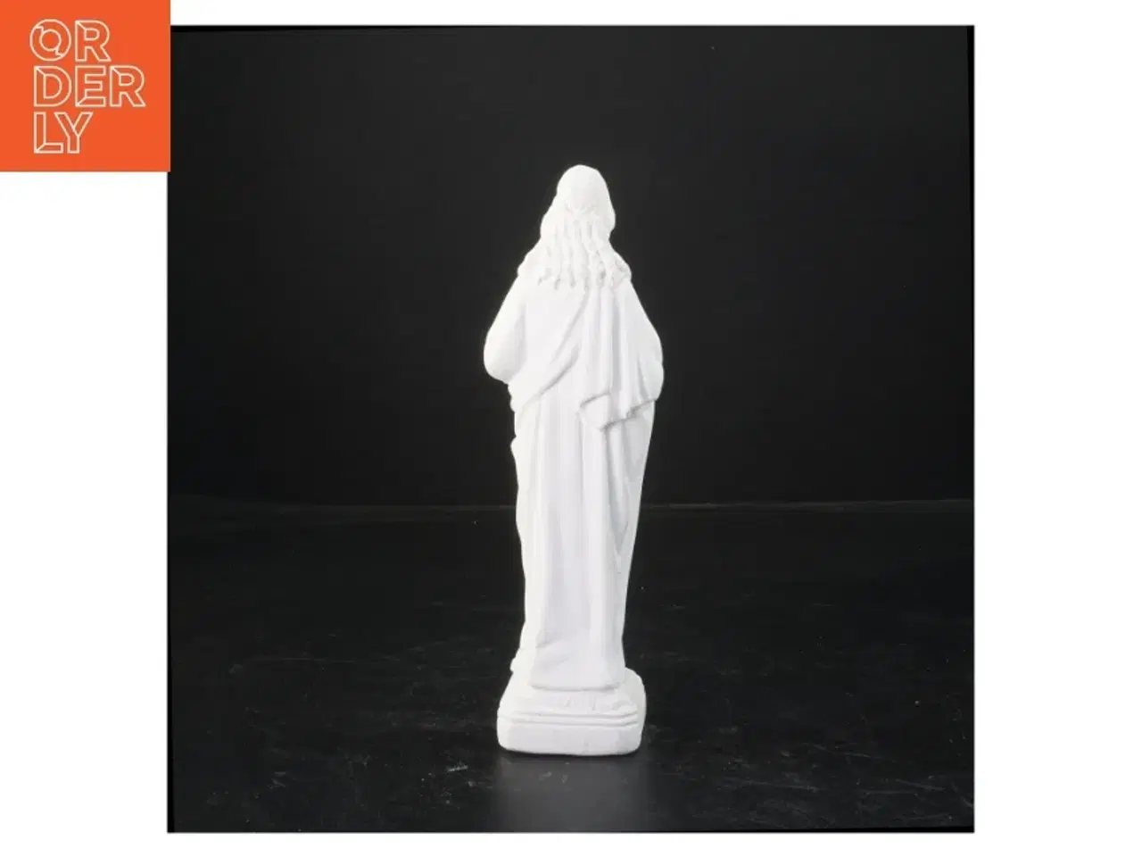 Billede 2 - Hvid statue af Jesus (str. 22 cm)