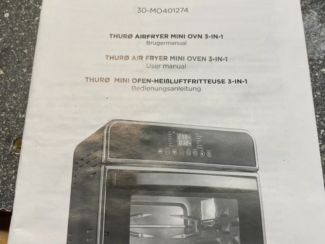 Billede 4 - Haws airfryer/miniovn 3 i en