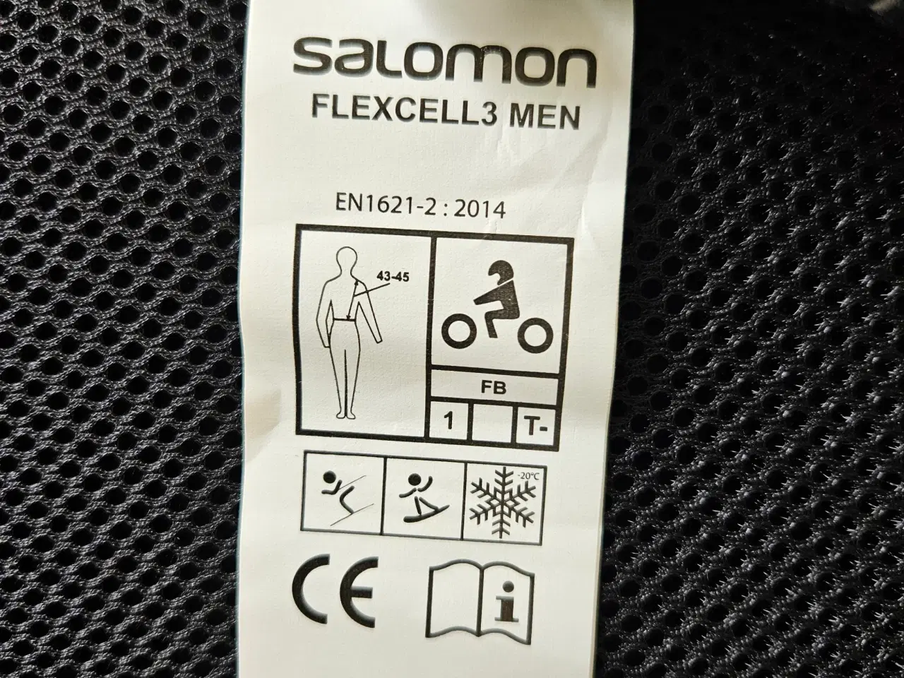Billede 3 - Salomon Flexcell3 Men Small Rygskjold