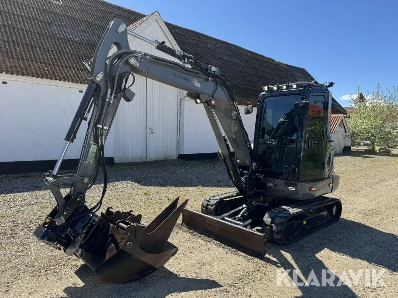 Billede 1 - Gravemaskine Kubota KX42-4 med rotortilt og maskinstyring