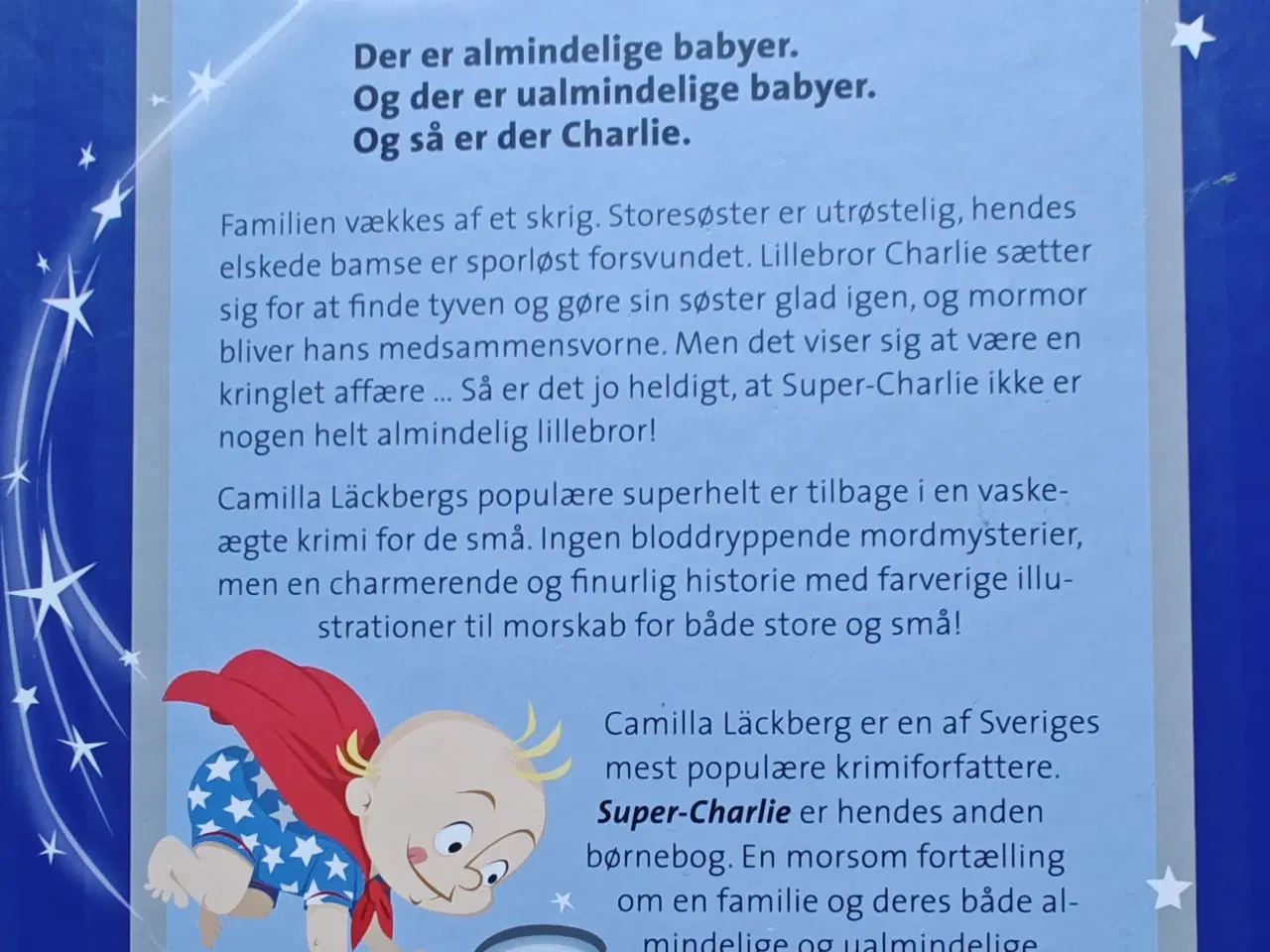 Billede 2 - Super Charlie og Bamsetyven BOG Camilla Läckberg