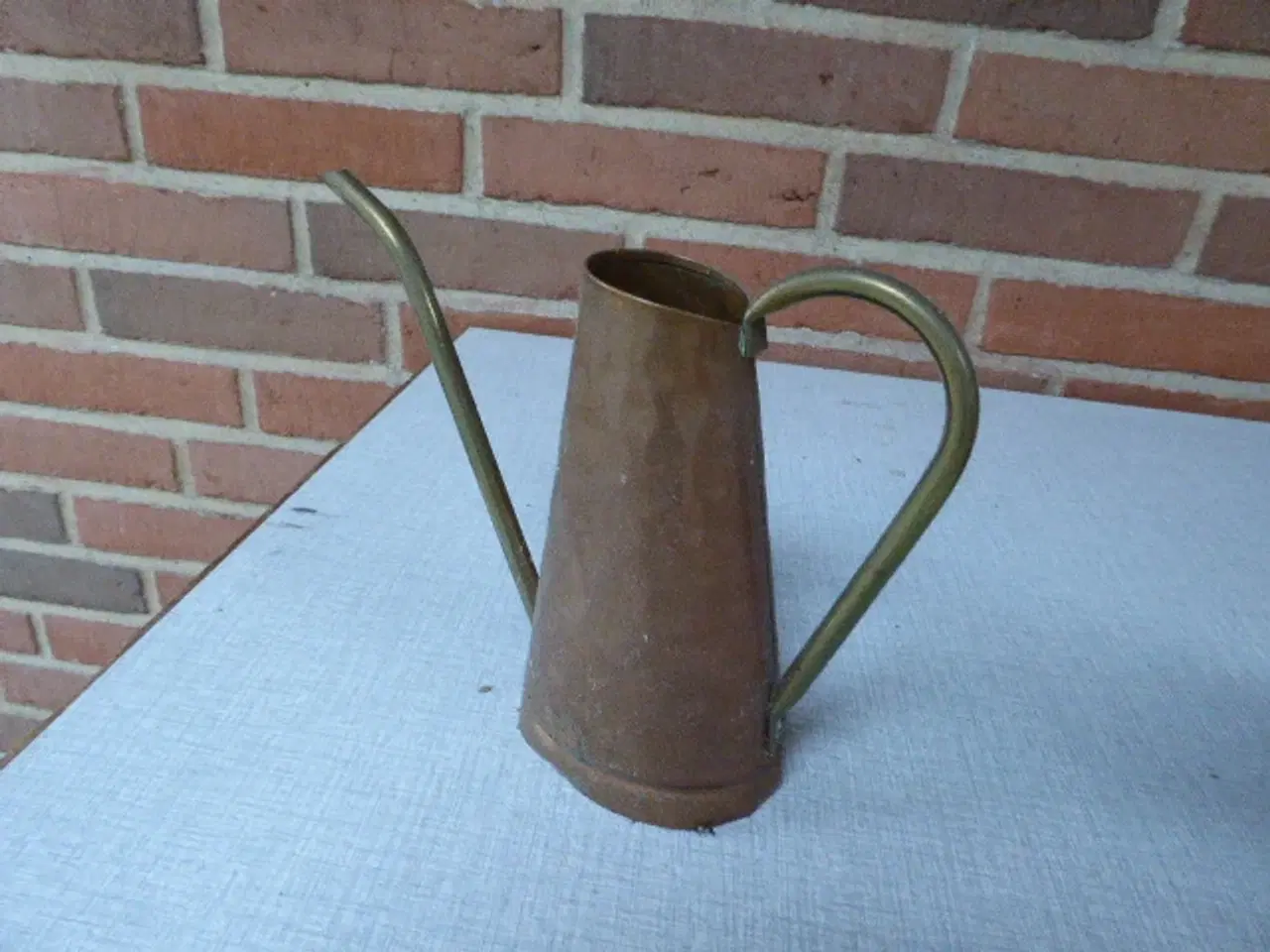 Billede 1 - vandkande i kobber 15 cm. høj