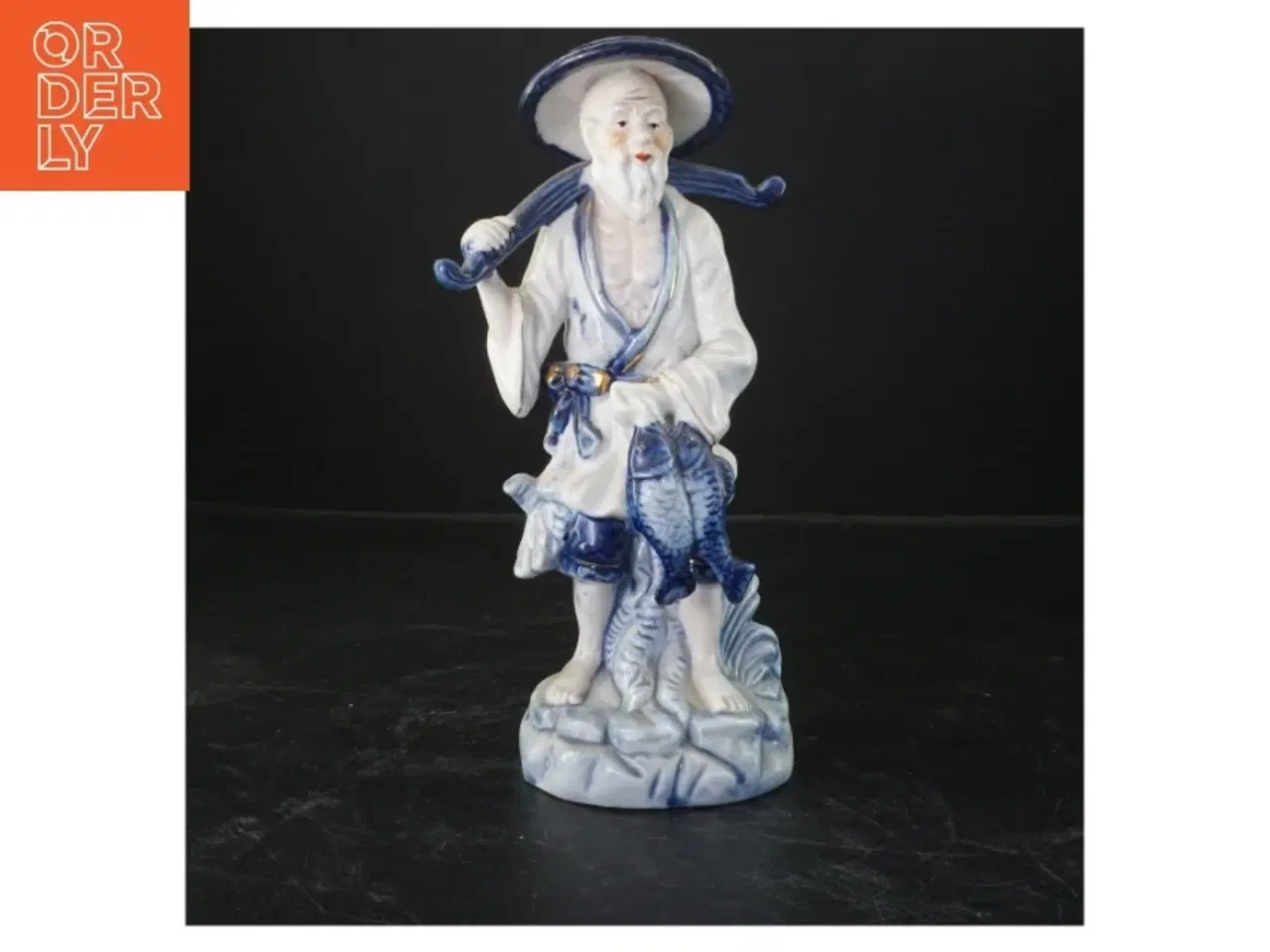 Billede 1 - Keramikfigur af fisker (str. 25x9 cm)