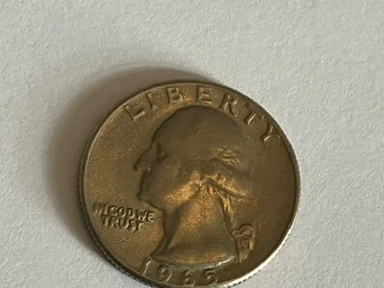 Billede 1 - Quarter Dollar 1965 USA
