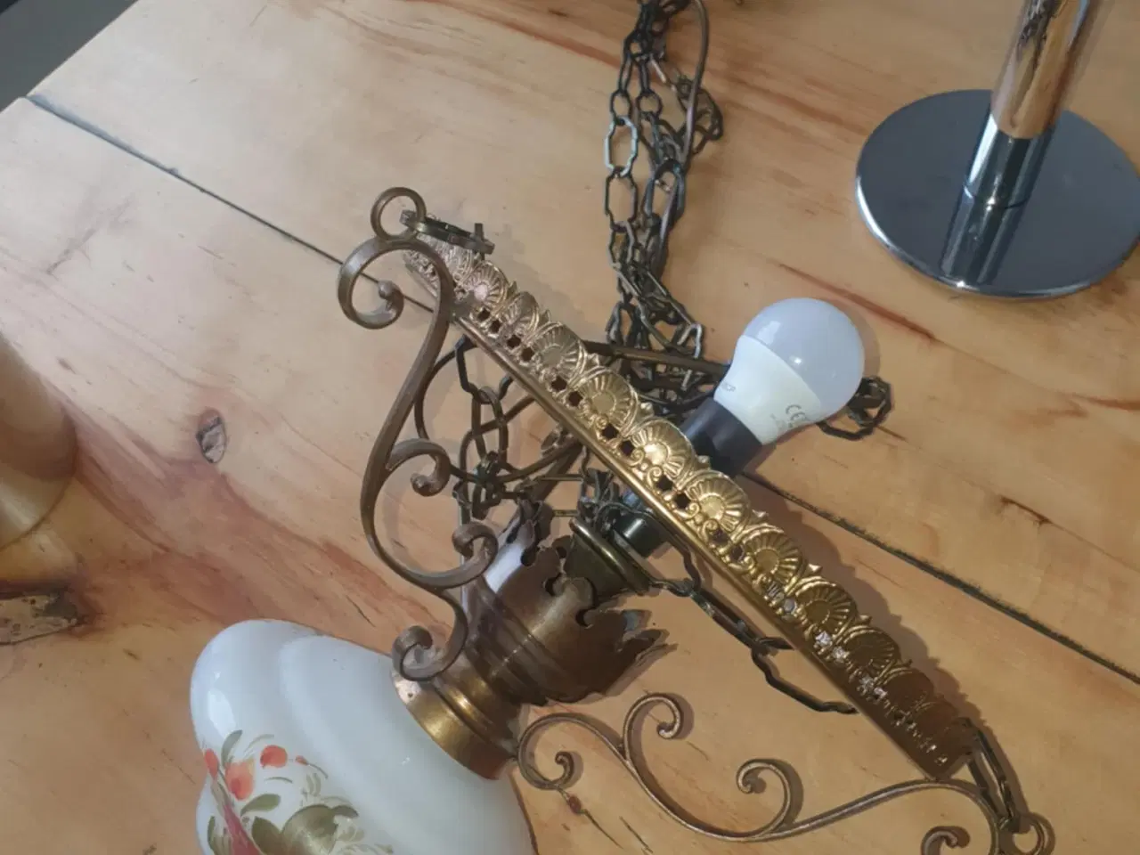 Billede 6 - Gl lamper-fotorammer-Eglo Hornwood gulvlamp m.m