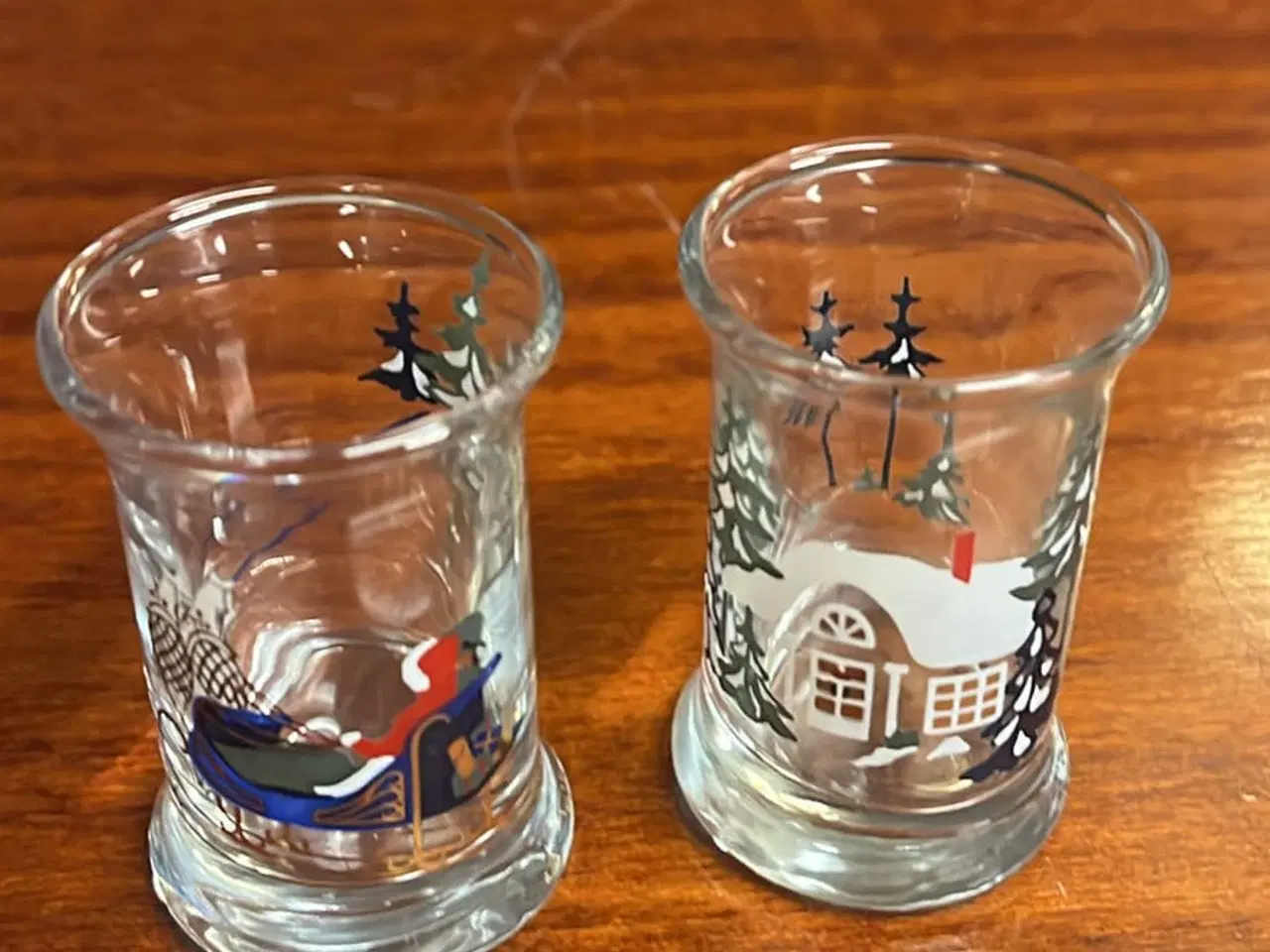 Billede 1 - Holmegaardsbakken jule snapseglas 