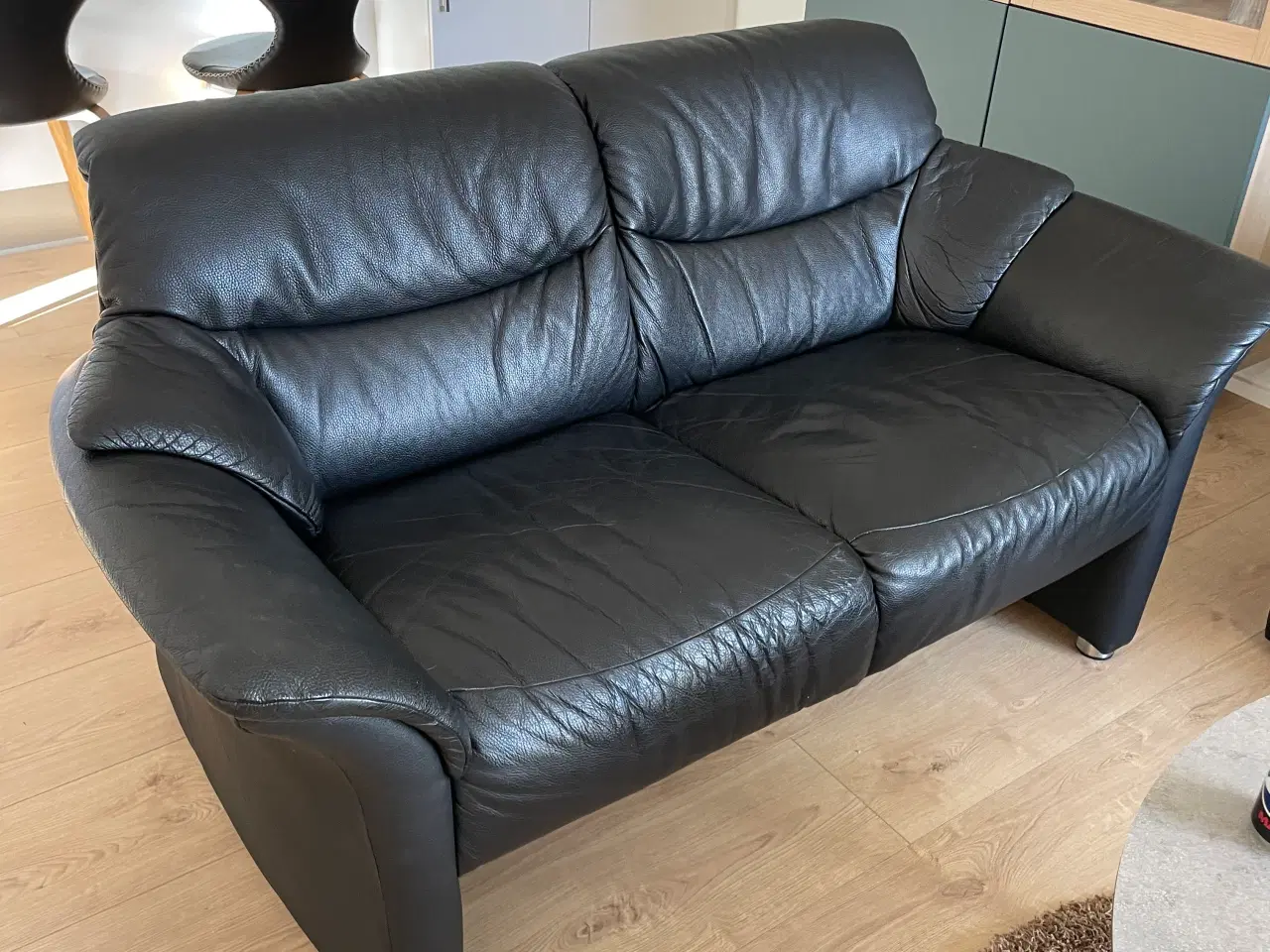 Billede 1 - Hjorth Knudsen lædersofa 