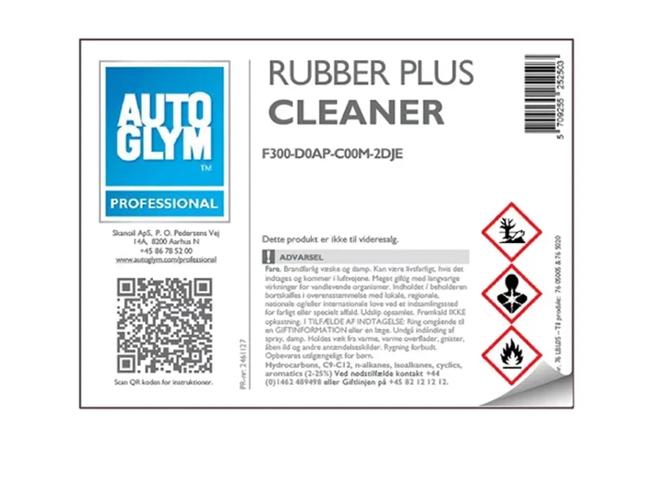 Billede 1 - Label Autoglym Rubber Plus Cleaner