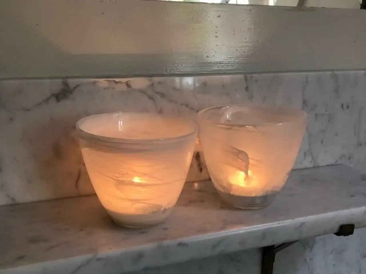 Billede 4 - Håndlavede glasstager