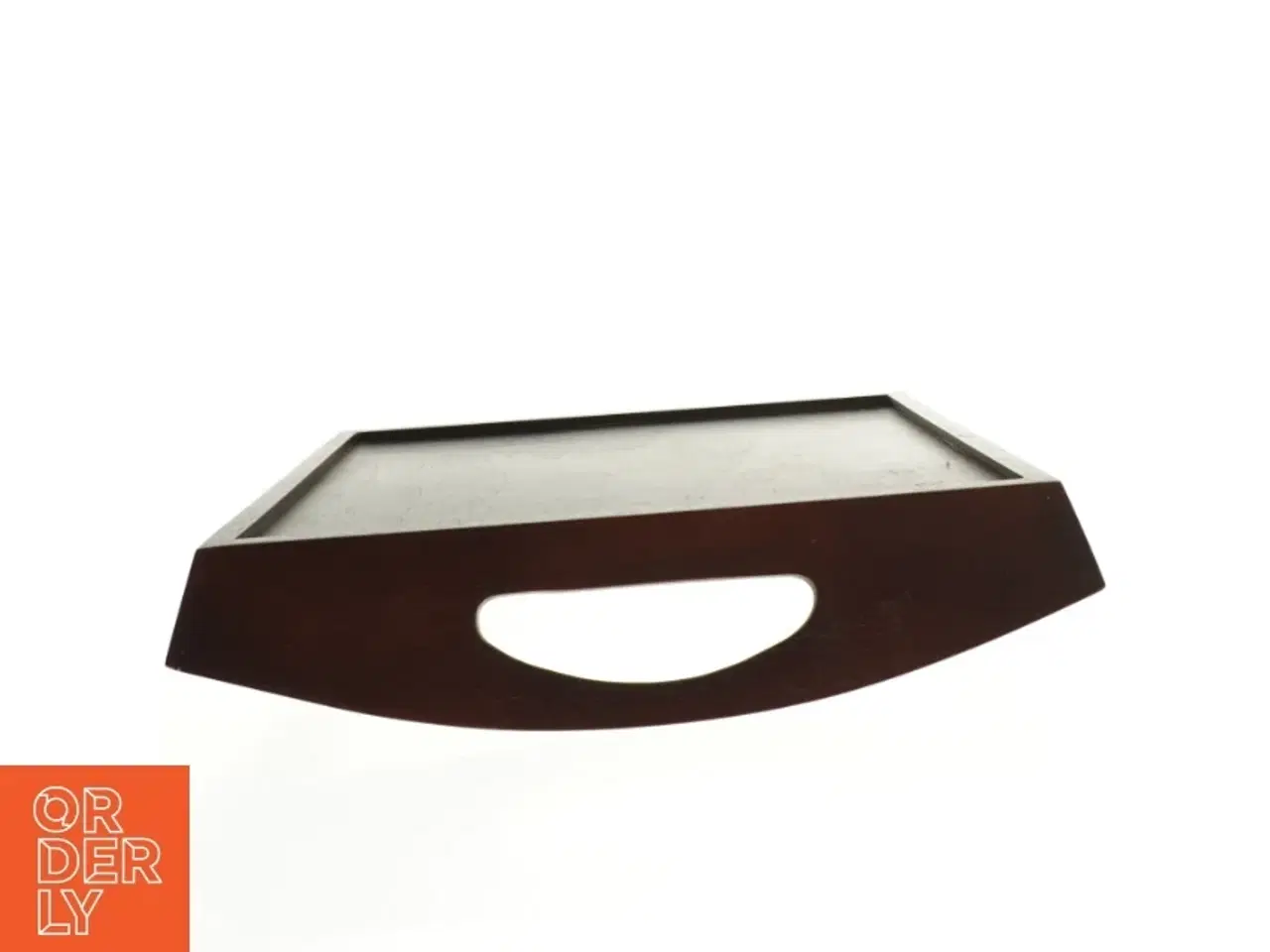 Billede 2 - Træbakke med håndtag (str. 33 x 33 cm)