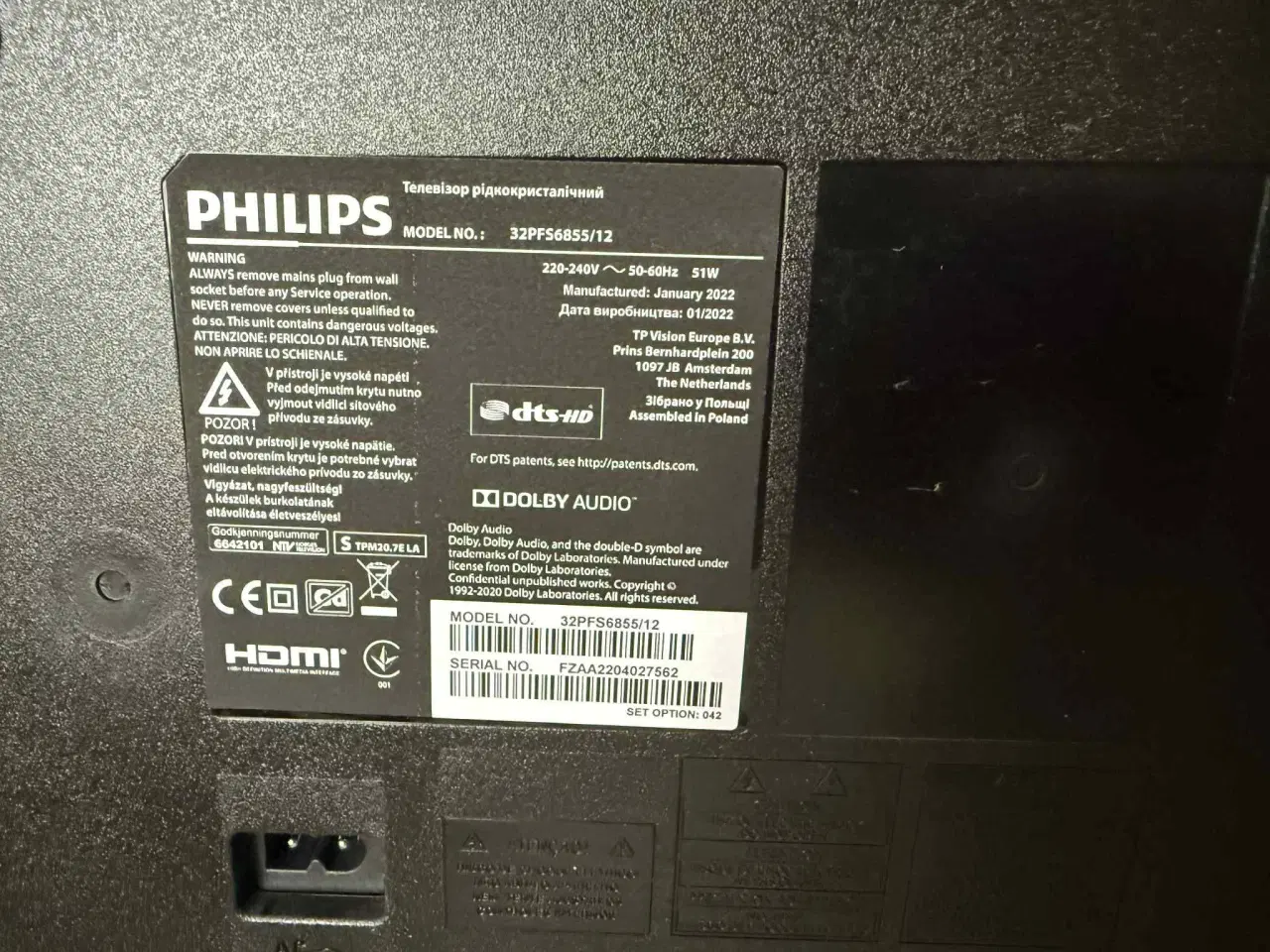 Billede 2 - Philips 32” tv pænt og velholdt
