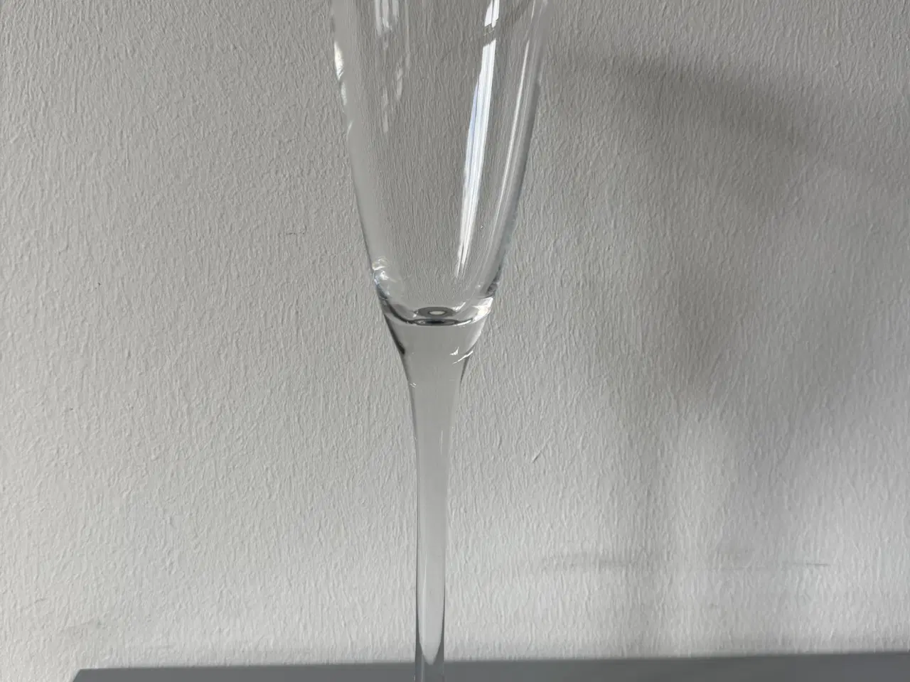 Billede 1 - Champagneglas med sølvkant