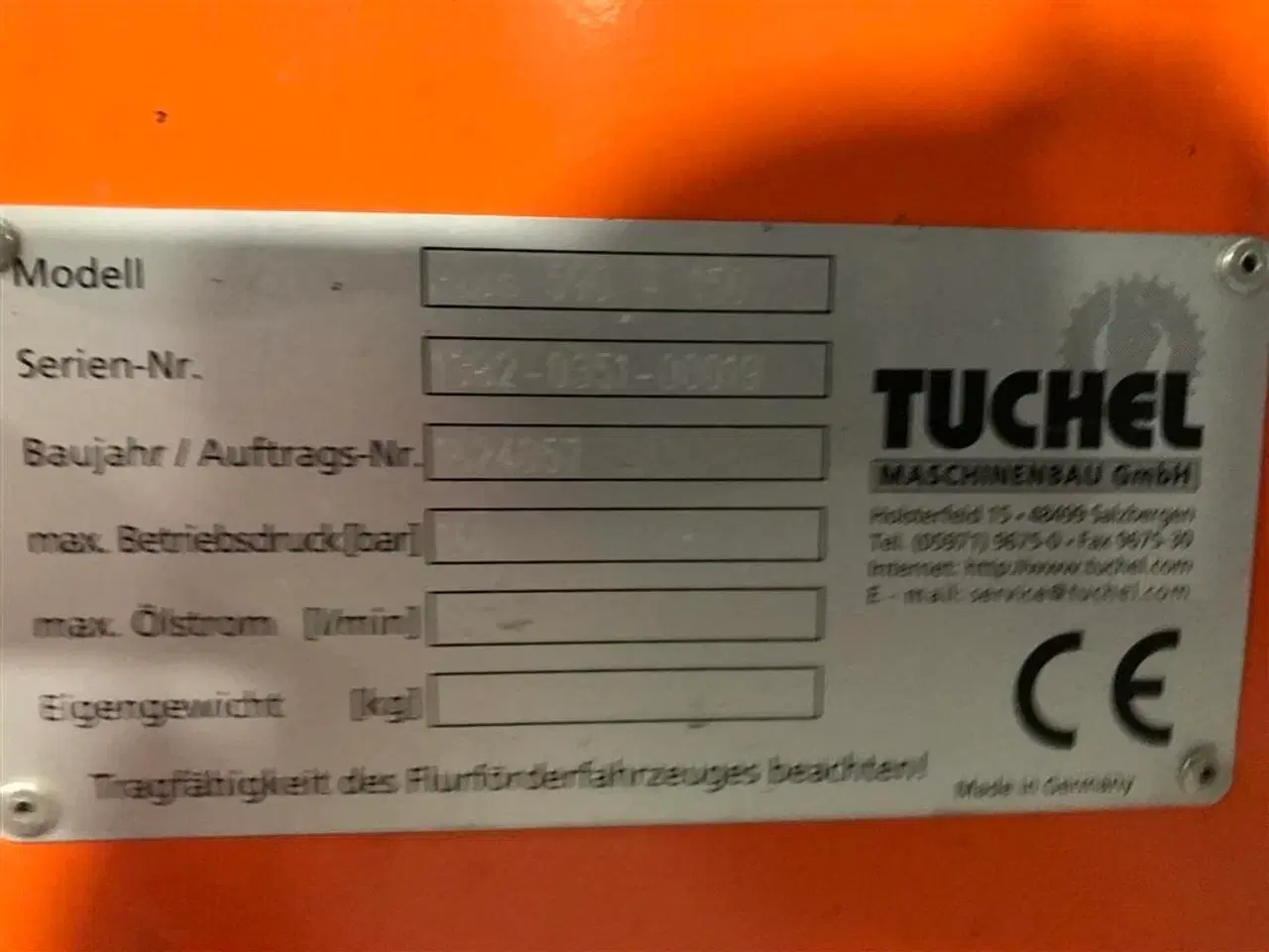 Billede 4 - Tuchel Plus 590 med opsamler 150cm