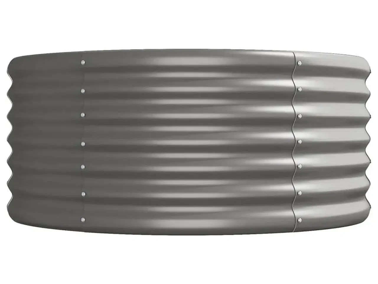 Billede 4 - Plantekasse 296x80x36 cm galvaniseret stål grå