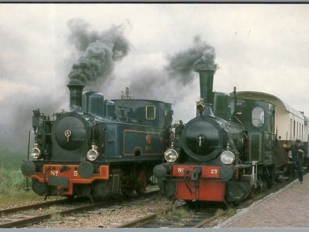 Billede 1 - Lokomotiv 5 og 23 - Holland - Ubrugt