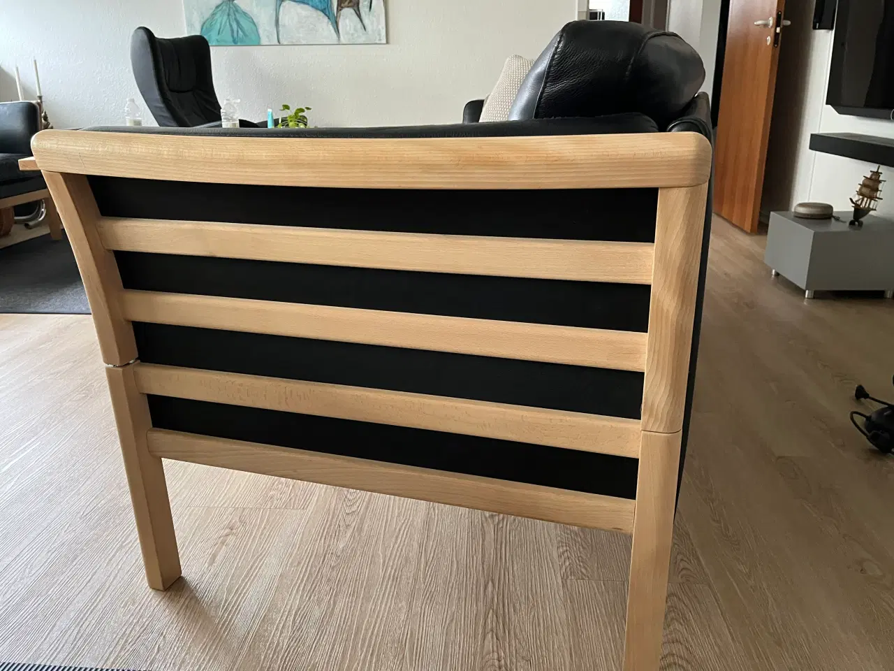 Billede 3 - 3 personers lædersofa
