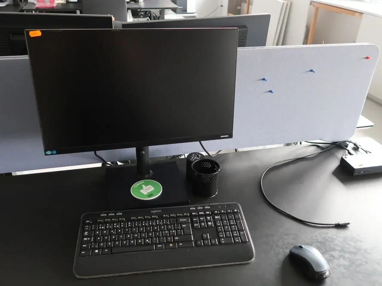 Billede 1 - Computerskærm SAMSUNG F24T452FQR, dockingstation LENOVO ThinkPad, tastatur, mus