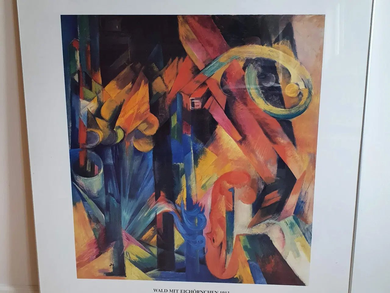 Billede 1 - Franz Marc-plakat i alu-ramme