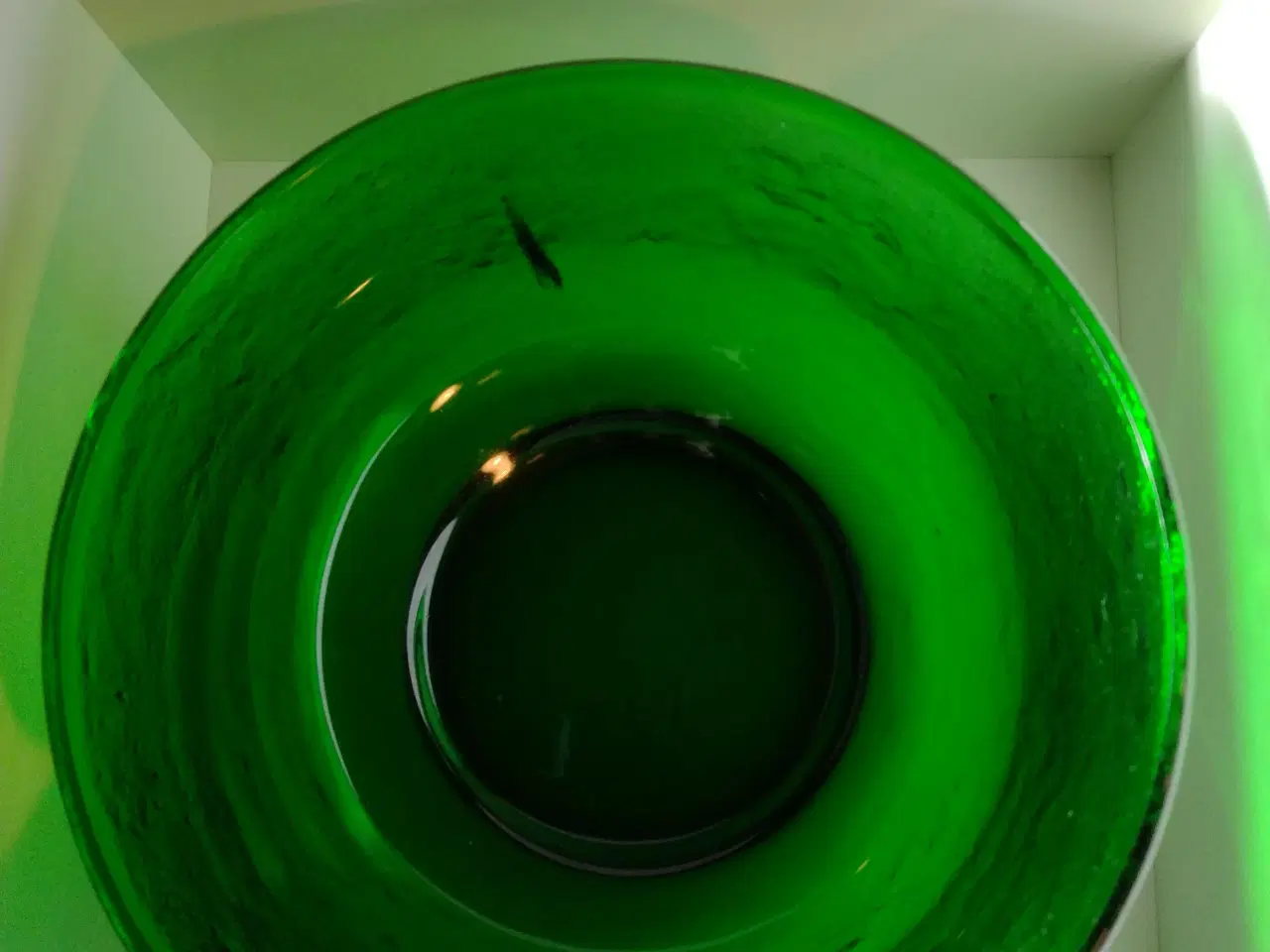 Billede 2 - Retro Grøn glas skål