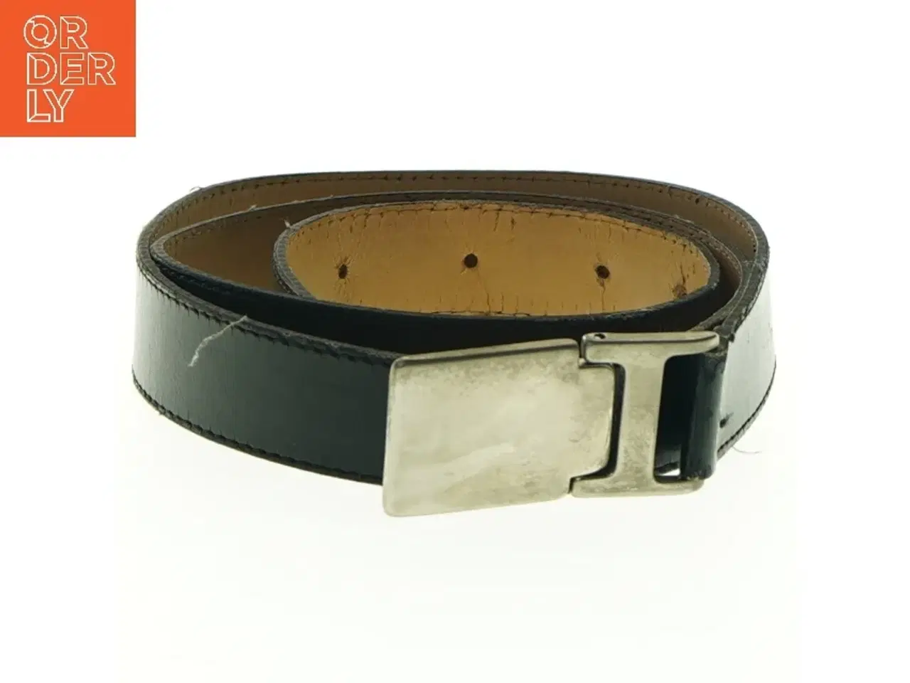 Billede 1 - Sort herrebælte (str. Totallængde 106 cn)