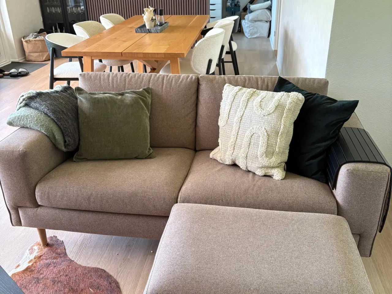 Billede 2 - Sofa med puf 