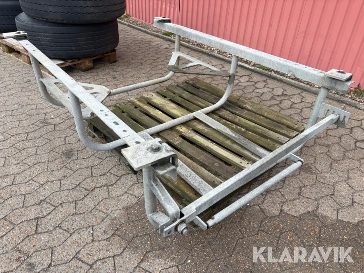 Billede 1 - Reservehjulophæng til under trailer - galvaniseret