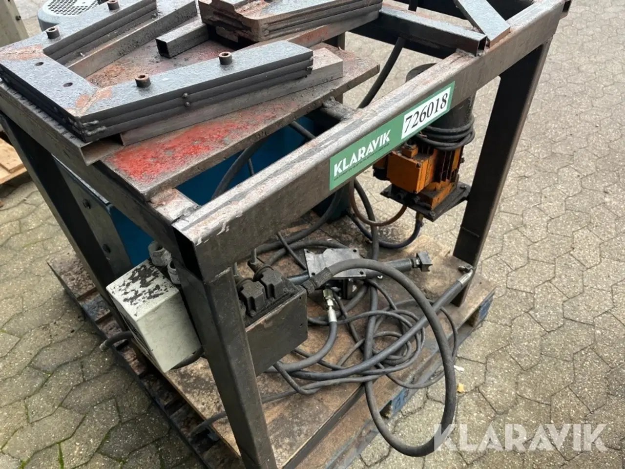 Billede 7 - Presse med hydraulikstation