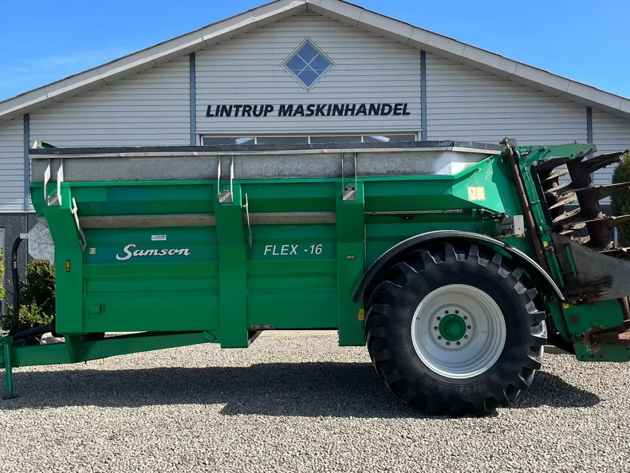 Billede 7 - Samson FLEX 16 Med overbygning, bagklap og de høje 620/75R34 hjul