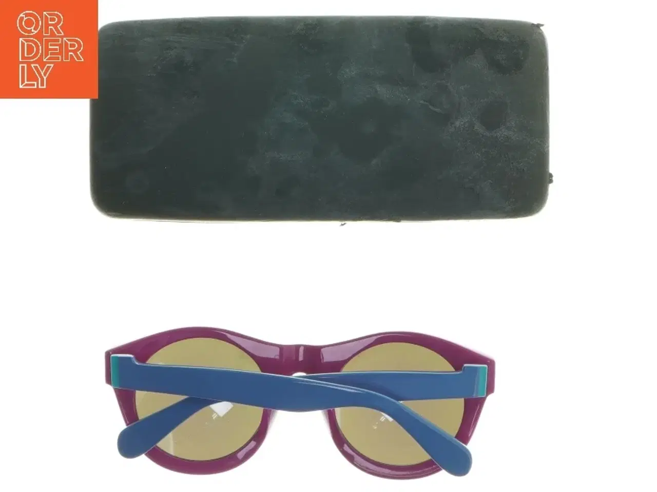 Billede 2 - Farverige solbriller med etui (str. 14,5 cm)
