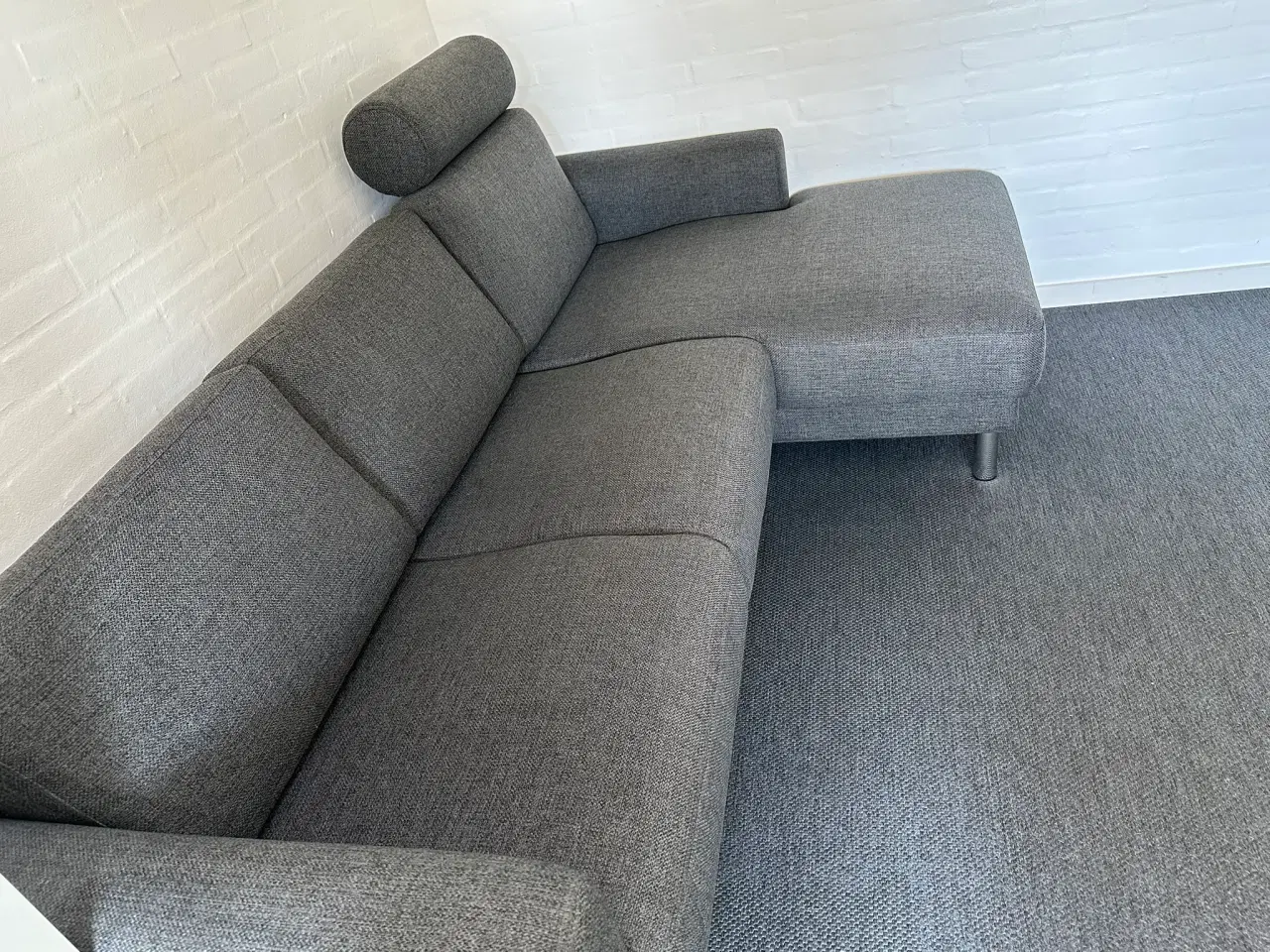 Billede 4 - Sofa med chaiselong (3 pers)