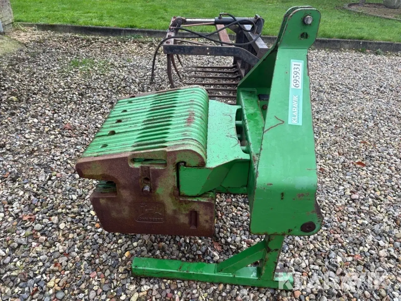 Billede 6 - Vægtklods John Deere justerbar 200–1100 kg