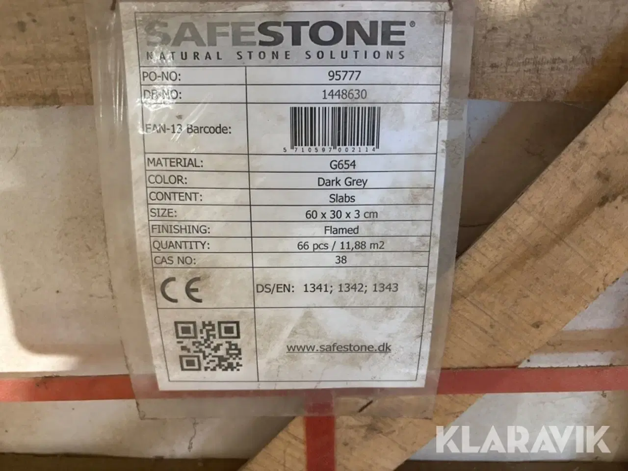Billede 4 - Fliser Safestone Dark grey Flamed