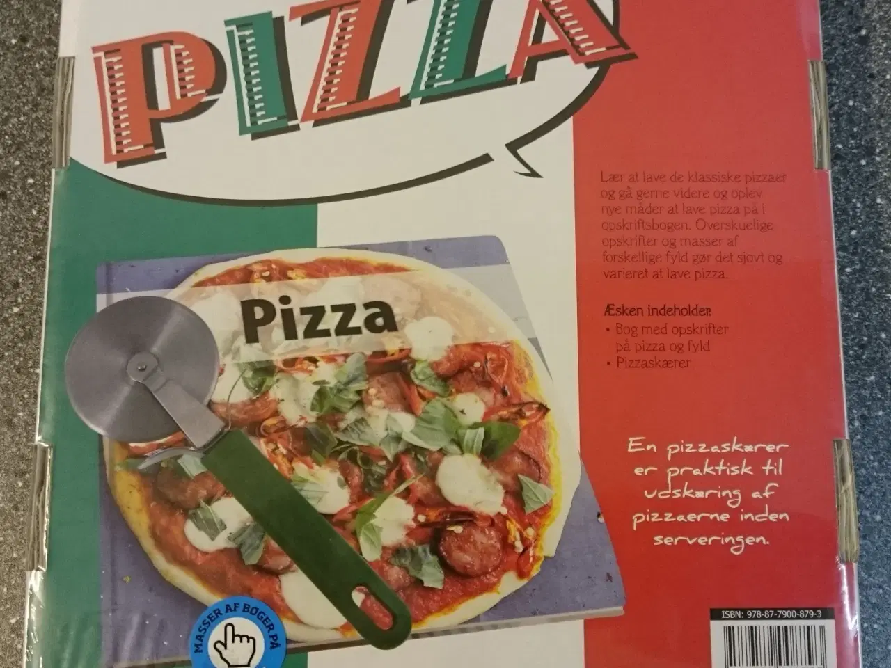 Billede 2 - Pizza Bog og Pizzaskærer fra Globe.