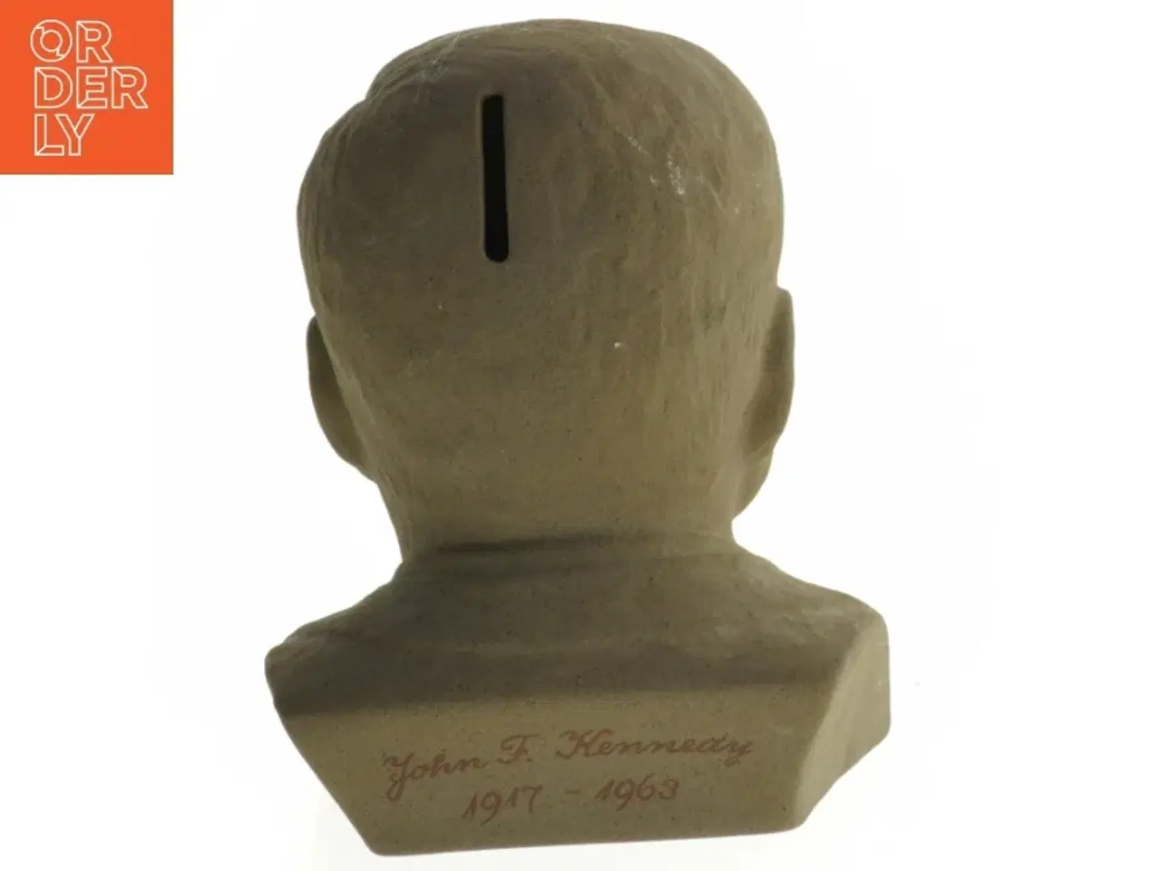 Billede 2 - Buste af John F. Kennedy sparebøsse (str. 17x13 cm)