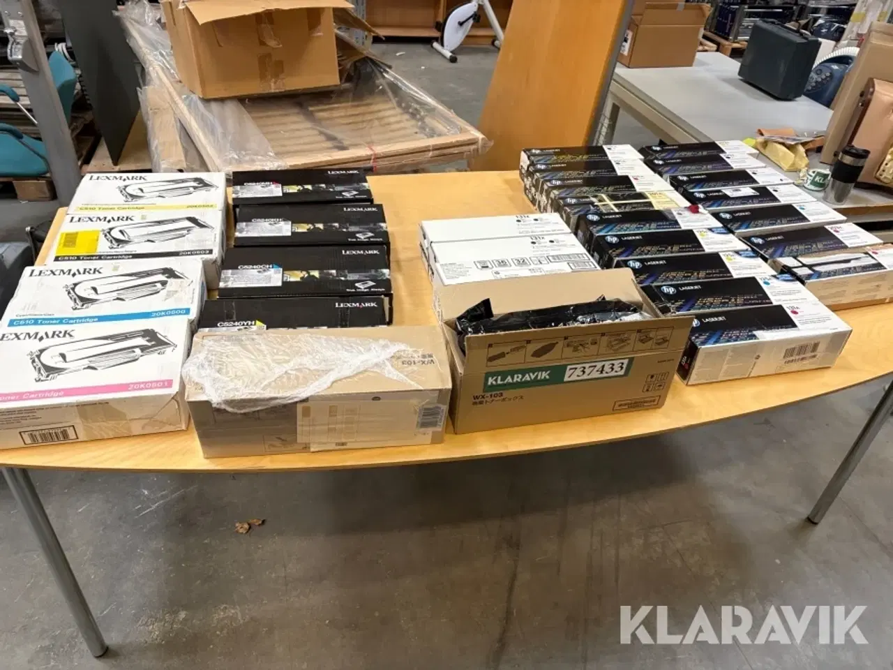 Billede 1 - Blandet lot farvepatroner Hp, Lexmark