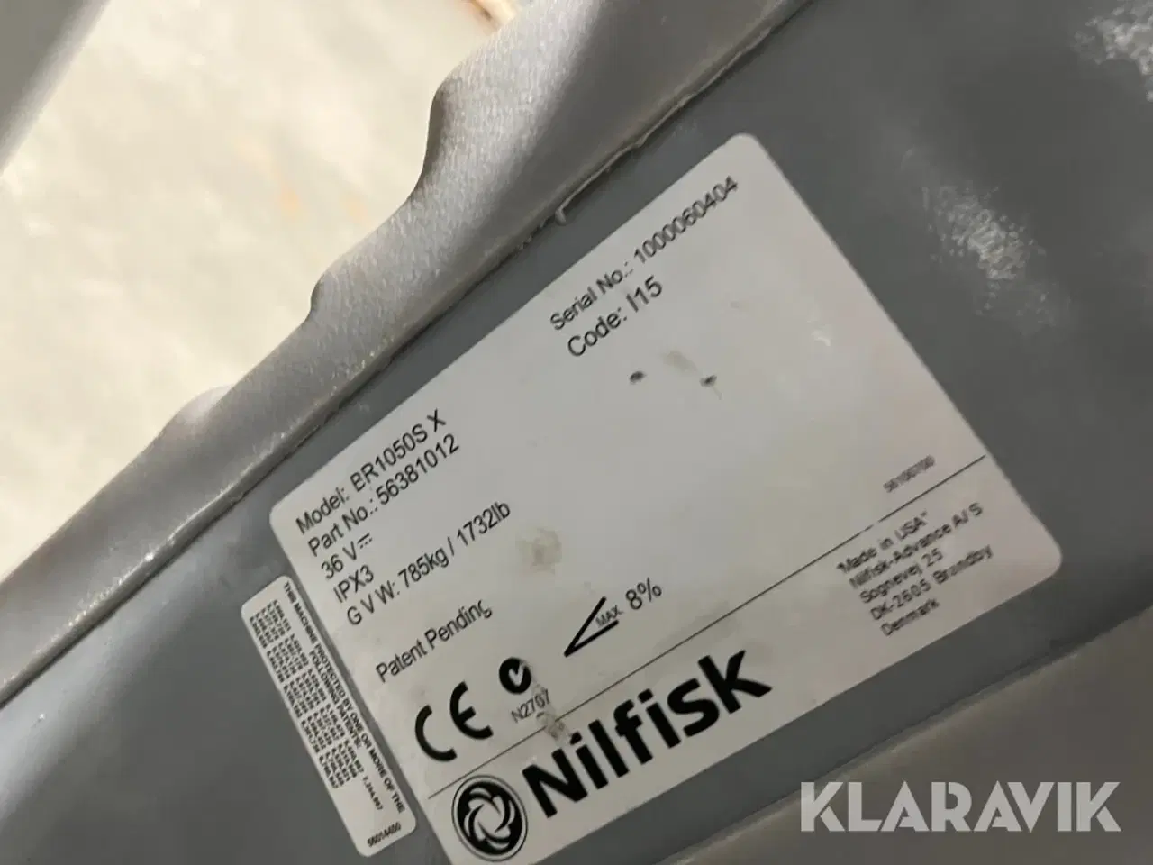 Billede 12 - Gulvvasker Nilfisk BR1050S eco flex