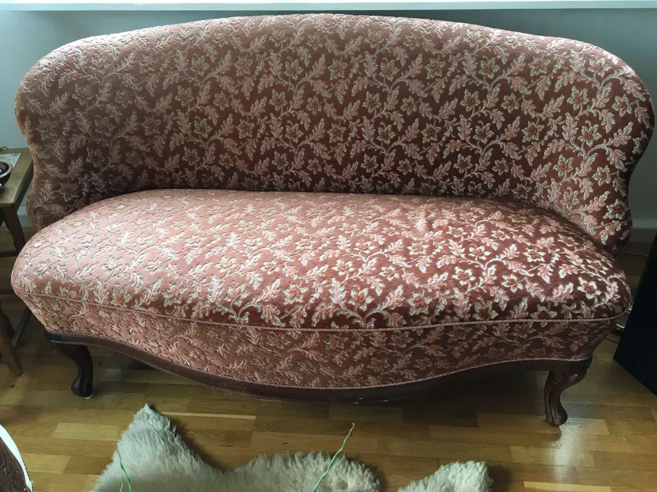 Billede 4 - Antik gammelrosa sofa 