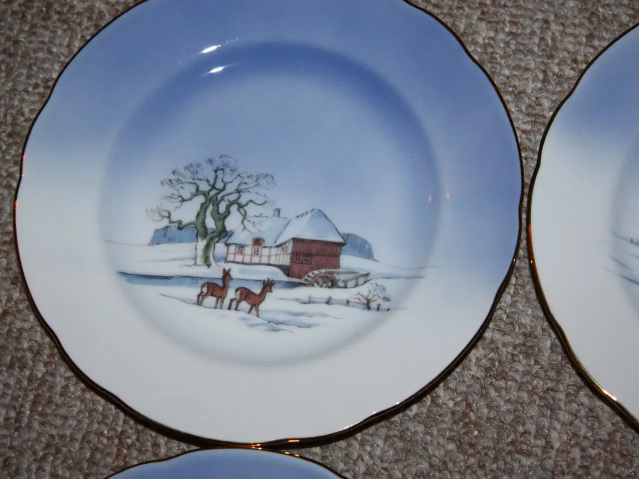 Billede 7 - Kaffekop Christineholm Firkløveren Vinterstemning 