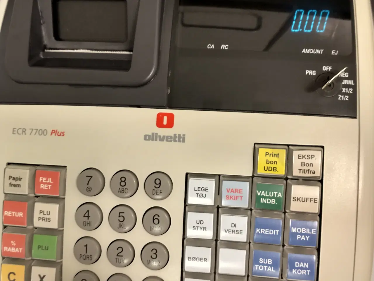 Billede 1 - Kasseapparat, Olivetti ECR 7700 Plus