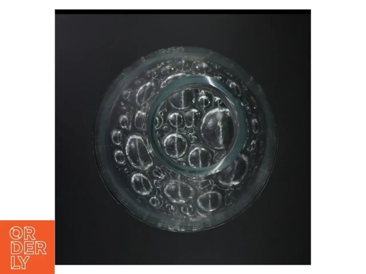 Billede 3 - Glasvase med bobledesign (str. 37 x 29 cm)