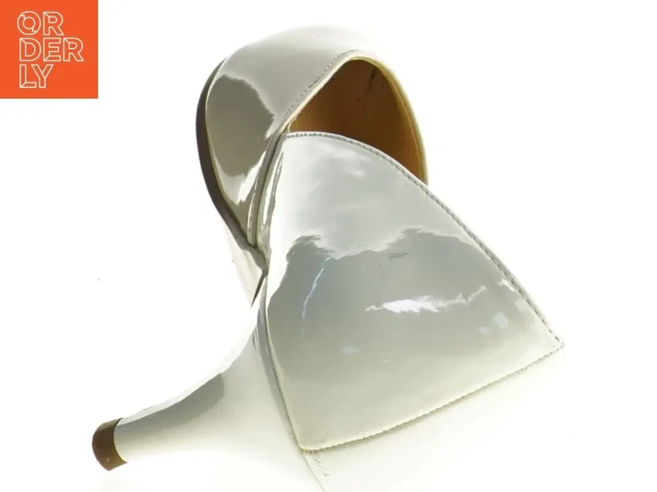 Billede 3 - Hvide stiletter (str. 39)