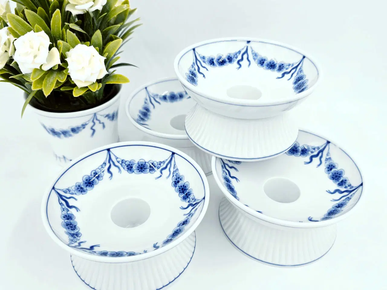 Billede 2 - Empire Lysestage Til Kertel Lys og Bloklys 