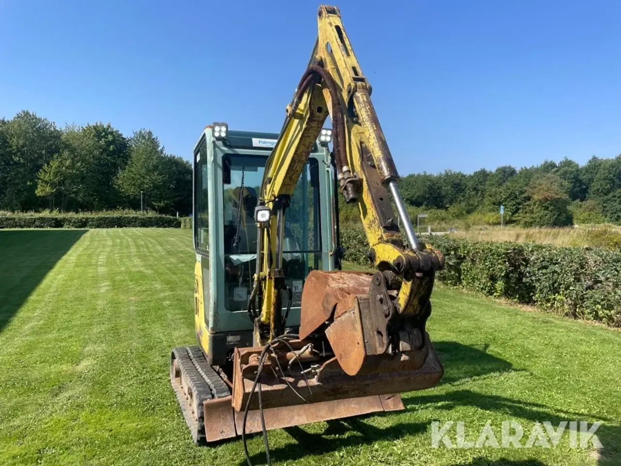 Billede 3 - Gravemaskine Yanmar SV17 med skovle